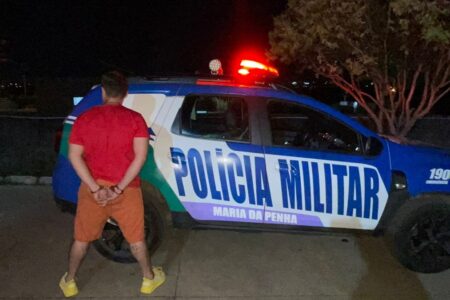 Preso suspeito de cometer sequência de roubos em Aparecida