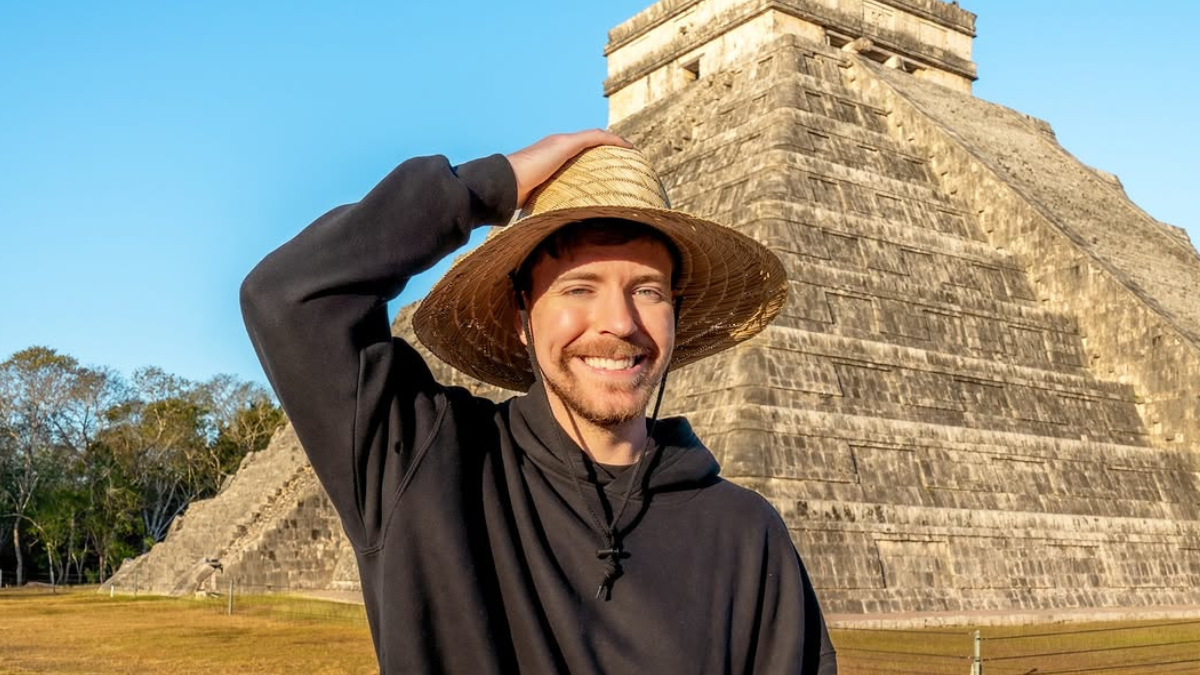 Mr Beast nos templos maias: polêmica com México (Foto: redes sociais)