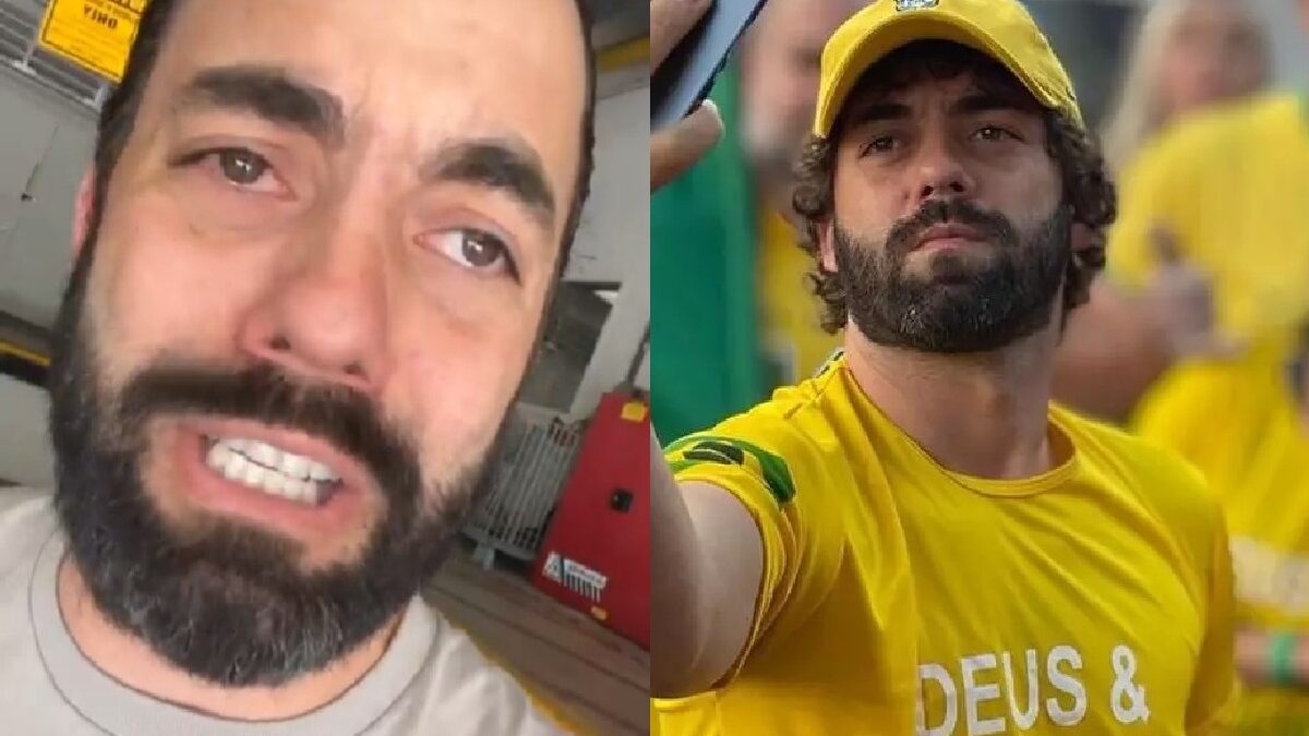Esdras Jônatas: Quem é o foragido que chorou ao pedir socorro a Eduardo Bolsonaro bolsonarista diz comer lixo nos EUA chorou vídeo