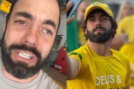 Esdras Jônatas: Quem é o foragido que chorou ao pedir socorro a Eduardo Bolsonaro bolsonarista diz comer lixo nos EUA chorou vídeo
