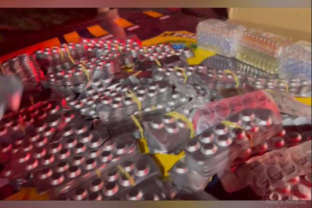 Medicamentos apreendidos (Foto: Reprodução)