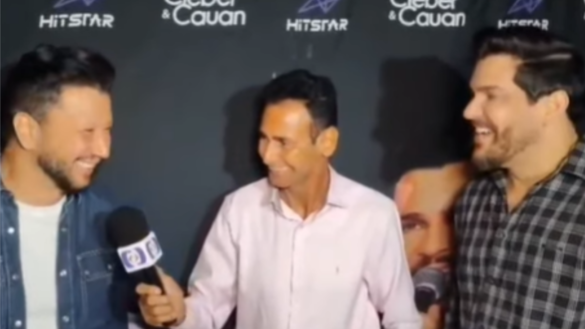 Entrevista de repórter mudo com dupla sertaneja viraliza nas redes sociais