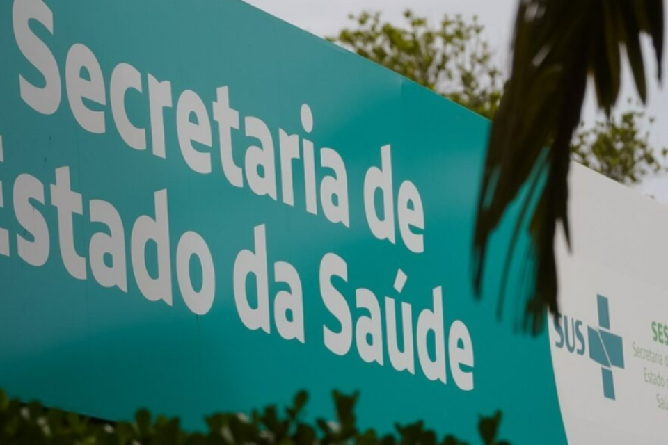 Imagem do painel da Secretaria de Estado da Saúde
