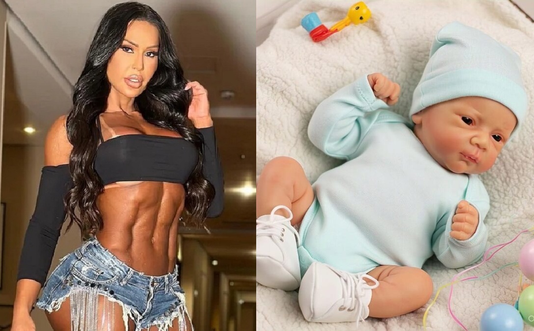 Gracyanne Barbosa adota bebê reborn e revolta a web: “Meu sonho é ter um filho” "Me trouxe felicidade", disse a ex-BBB e ex do cantor Belo