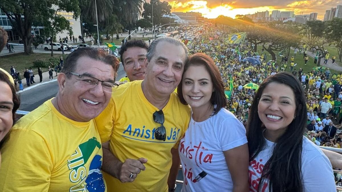 Malafaia ao lado da ex-primeira-dama Michelle Bolsonaro (Foto: redes sociais)