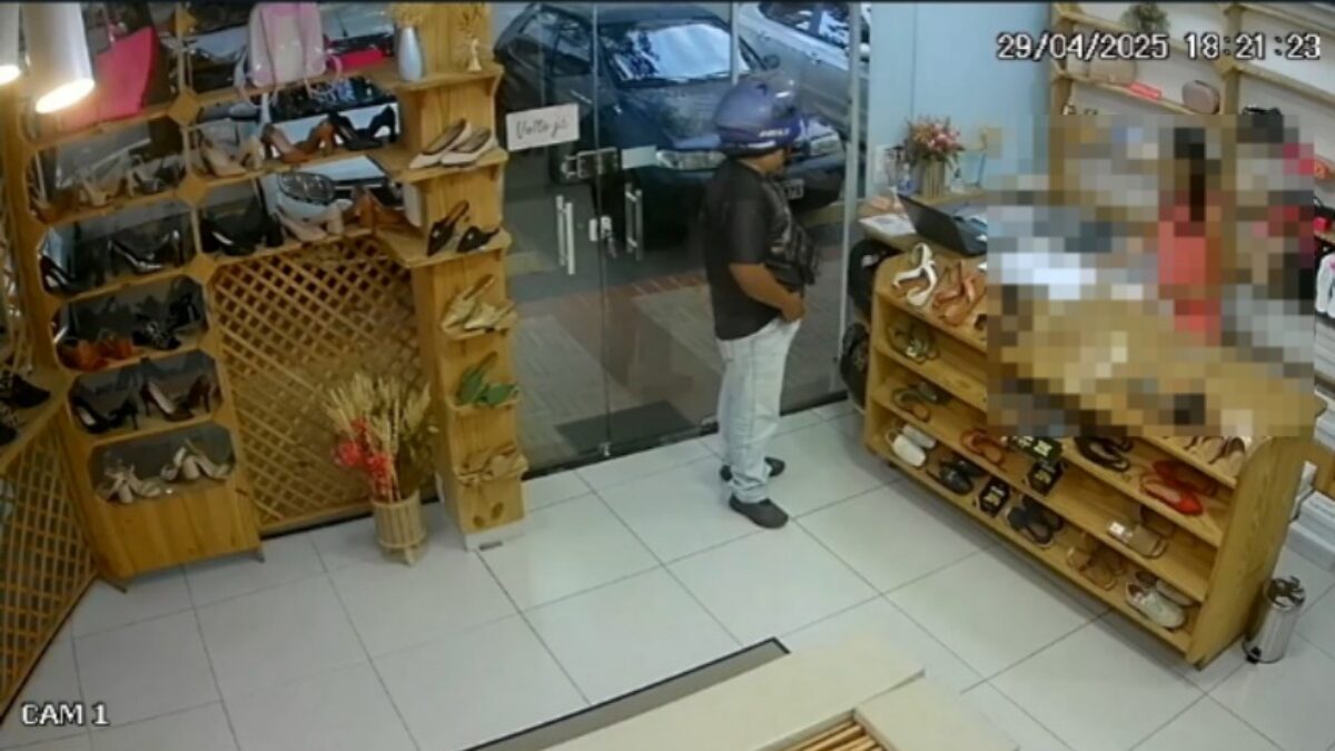 Imagem de um dos assaltos