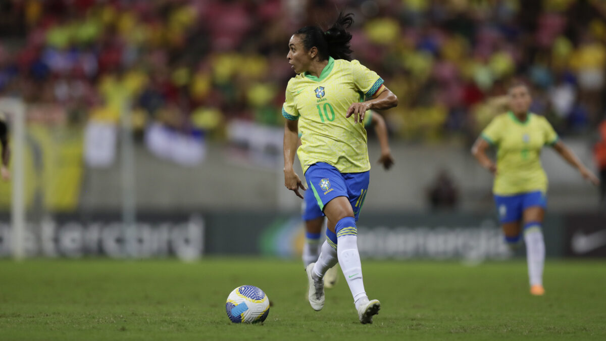 Marta, atacante da Seleção Brasileira