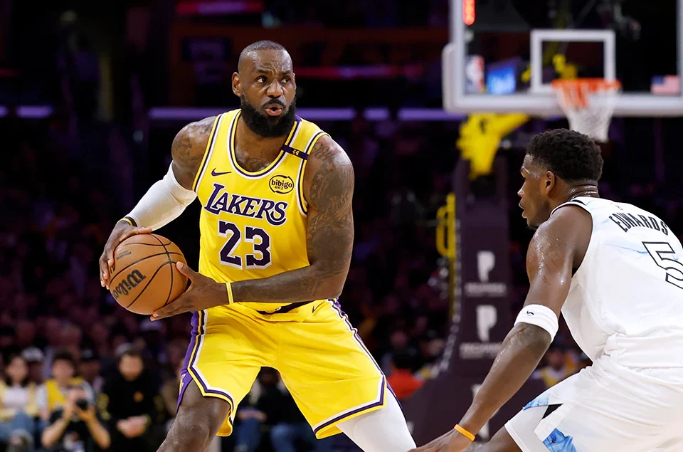 LeBron James durante os PlayOffs da NBA