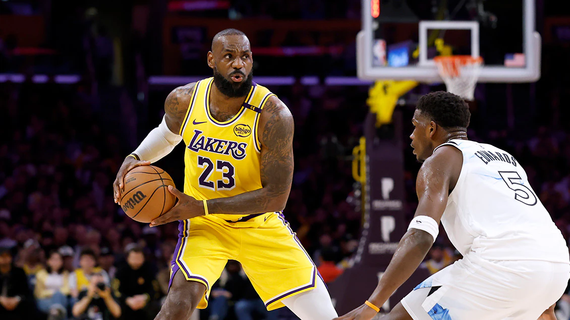 LeBron James durante os PlayOffs da NBA