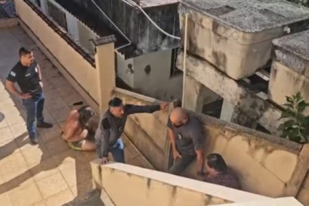 Imagem da prisão dos irmãos