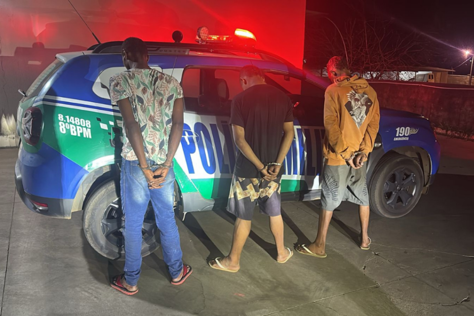 Trio é preso suspeito de sequestrar e torturar adolescente de 16 anos em Aparecida