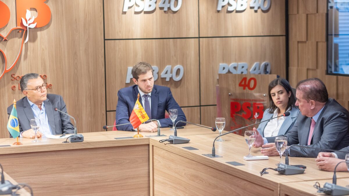 Dirigentes do PSB: negociação com Cidadania (Foto: Divulgação)