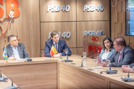 Dirigentes do PSB: negociação com Cidadania (Foto: Divulgação)