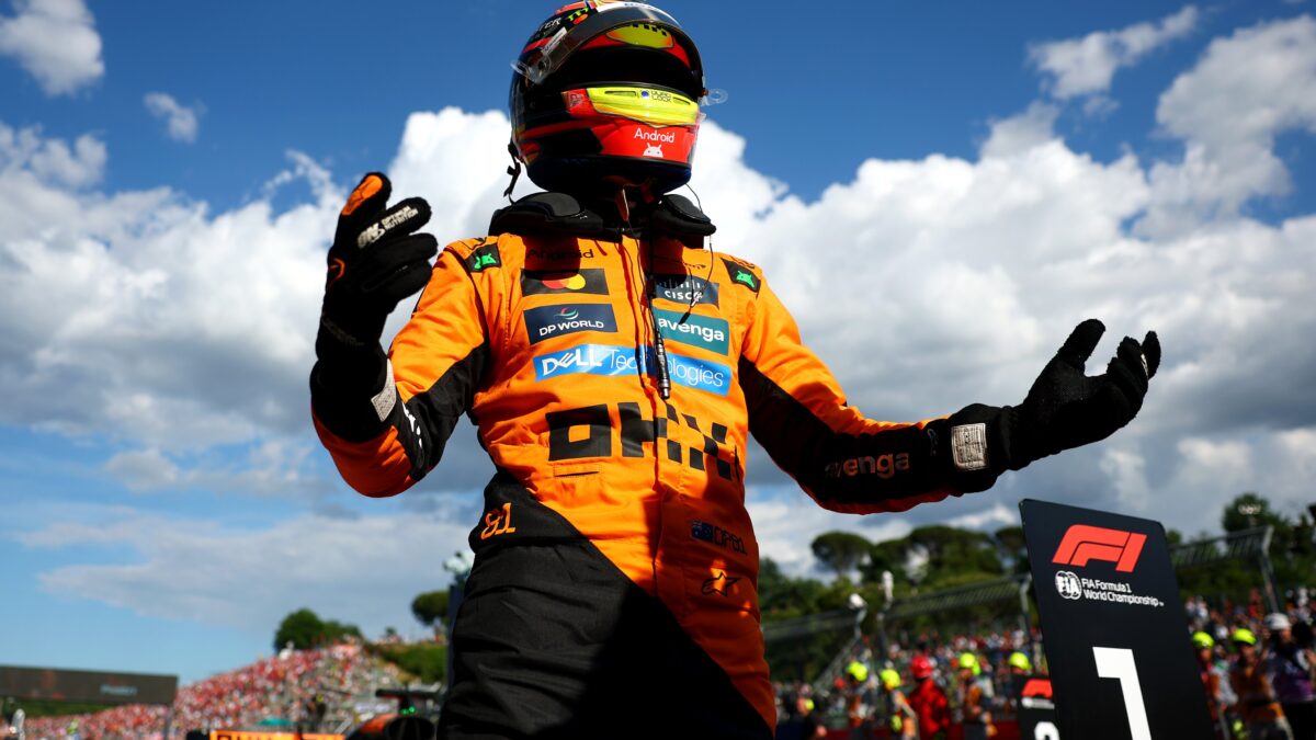 Oscar Piastri, da McLaren, largará na pole position do GP da Emilia-Romagna