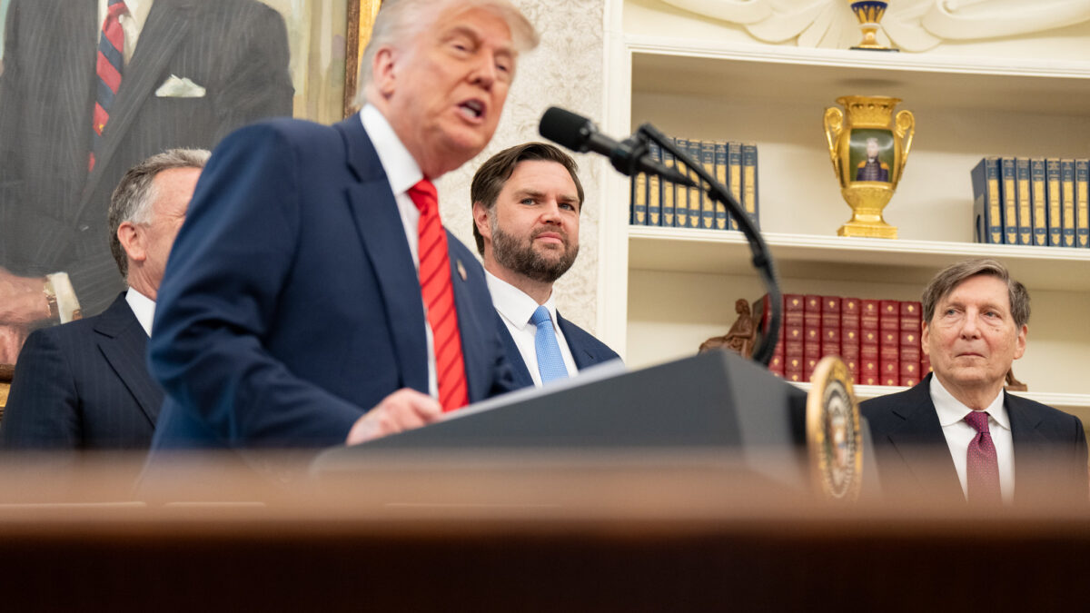 Presidente Trump: pressão sobre os juros (Foto: Casa Branca)