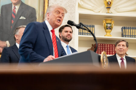 Presidente Trump: pressão sobre os juros (Foto: Casa Branca)