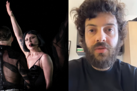 Pizzas entregues aos fãs de Lady Gaga foram brincadeira de Diogo Defante Humorista enganou 'little monsters' em frente ao Copacabana Palace