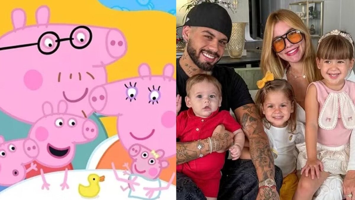 Internautas associam Virginia Fonseca à Mamãe Pig: 'Não para de ter filhos' Família da Peppa Pig anunciou a chegada de Evie