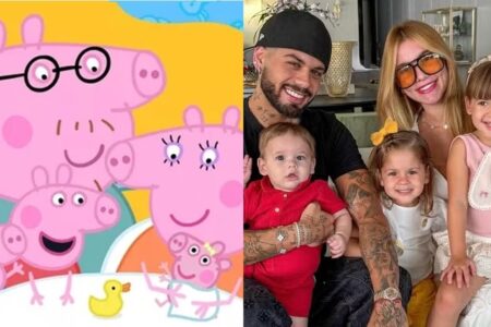Internautas associam Virginia Fonseca à Mamãe Pig: 'Não para de ter filhos' Família da Peppa Pig anunciou a chegada de Evie