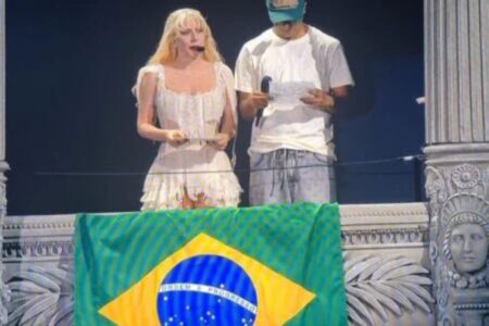 Lady Gaga no Brasil (Foto: Reprodução)