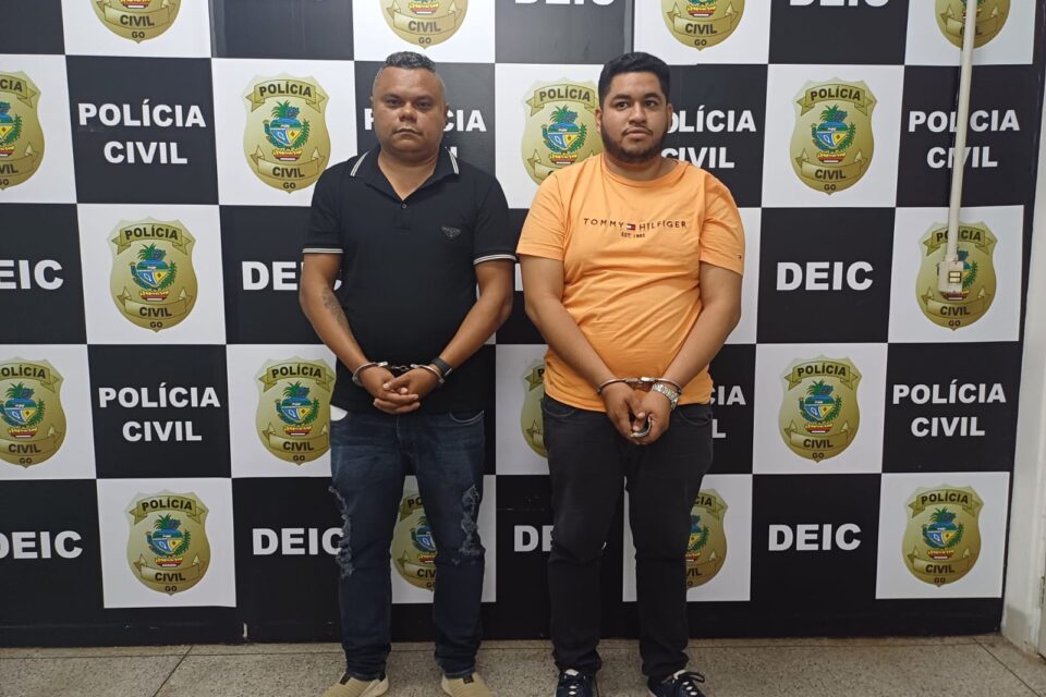 Imagem dos dois presos