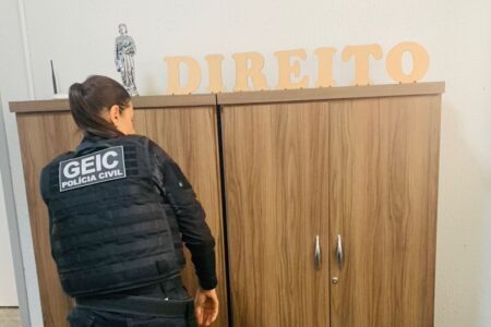 Polícia instiga grupo suspeito de vender falsos históricos escolares para curso de Direito em Anápolis