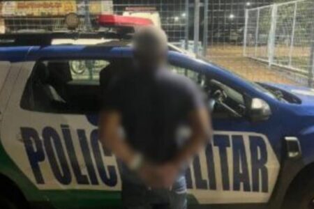 Imagem do homem preso