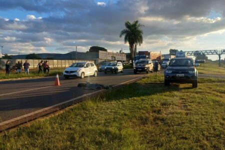 Idoso morre atropelado na BR-060 (Foto: Divulgação)