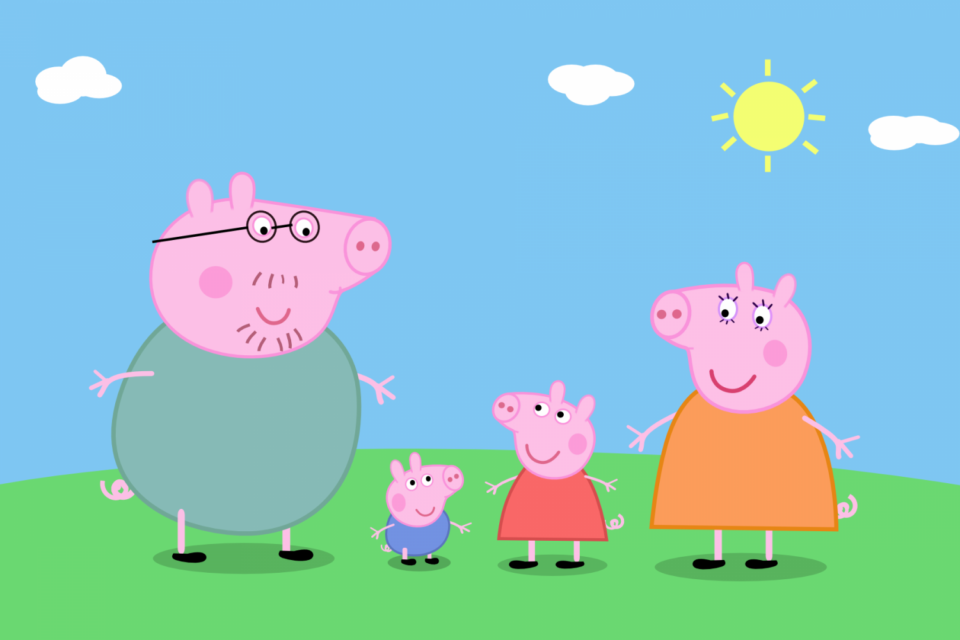 Nasce a nova irmã de Peppa Pig; veja fotos e saiba o nome da porquinha mamãe pig Não vou dizer que foi um parto fácil