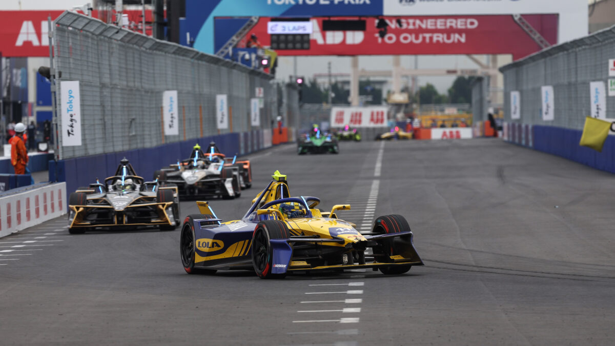 Lucas Di Grassi durante o E-Prix de Tóquio