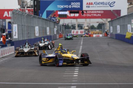Lucas Di Grassi durante o E-Prix de Tóquio