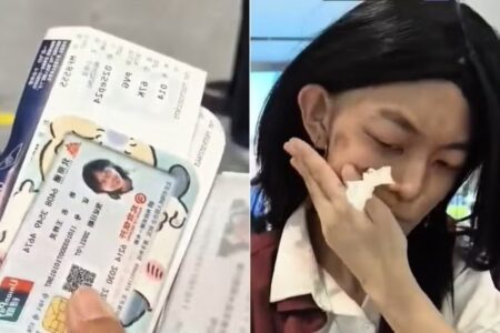 reconhecimento facial não identificou Mulher é obrigada a remover maquiagem em aeroporto da China: 'Não se parece com a foto'; vídeo