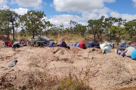 Garimpo ilegal em Cristalina: mais de 70 pessoas já foram conduzidas à delegacia