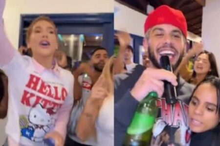Virginia é filmada ao cantar música sobre 'dinheiro do tigrinho' após depor na CPI das Bets; vídeo