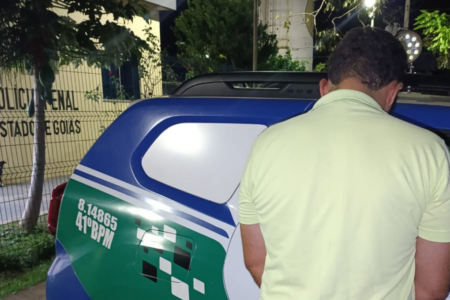 Imagem do homem preso