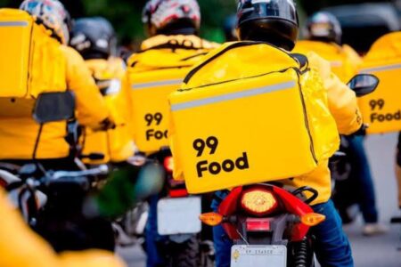 99Food: promoção para atrair motociclistas parceiros (Foto: Divulgação)