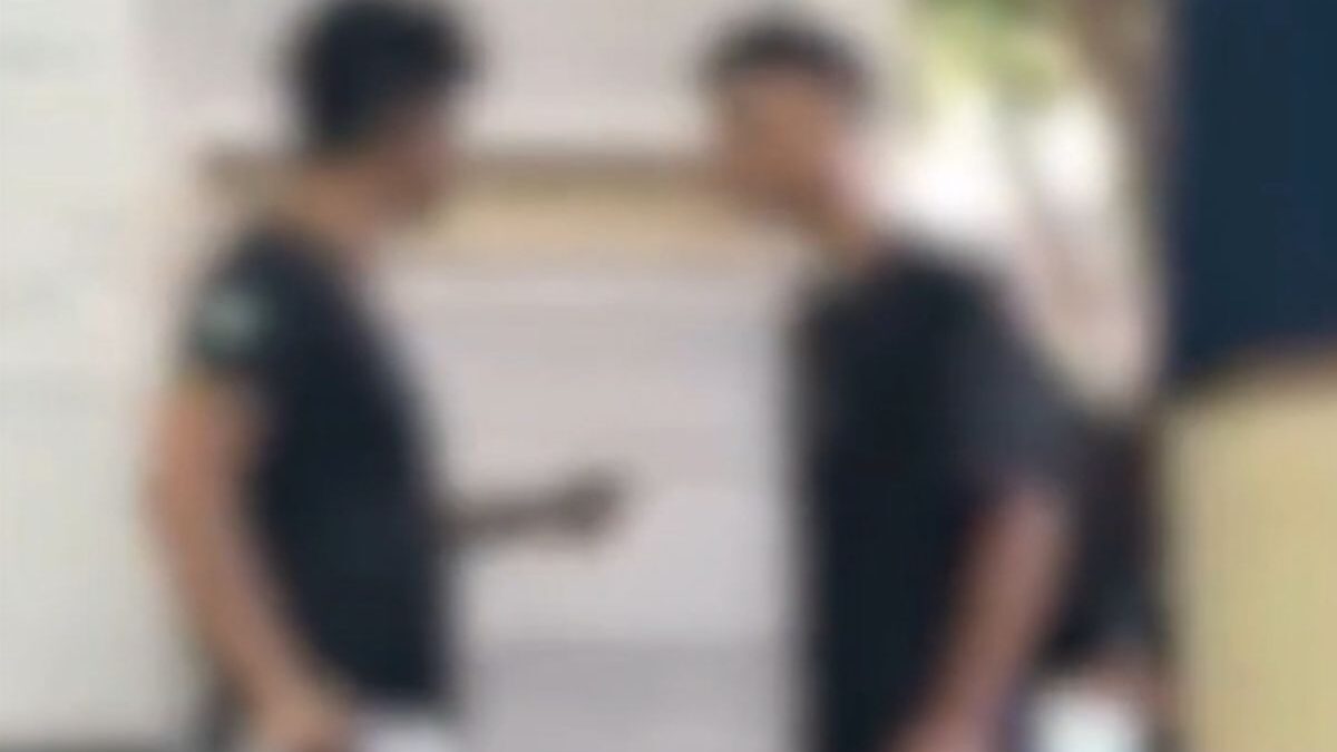 Troca de socos ocorreu após discussão em sala de aula (Foto: Reprodução)