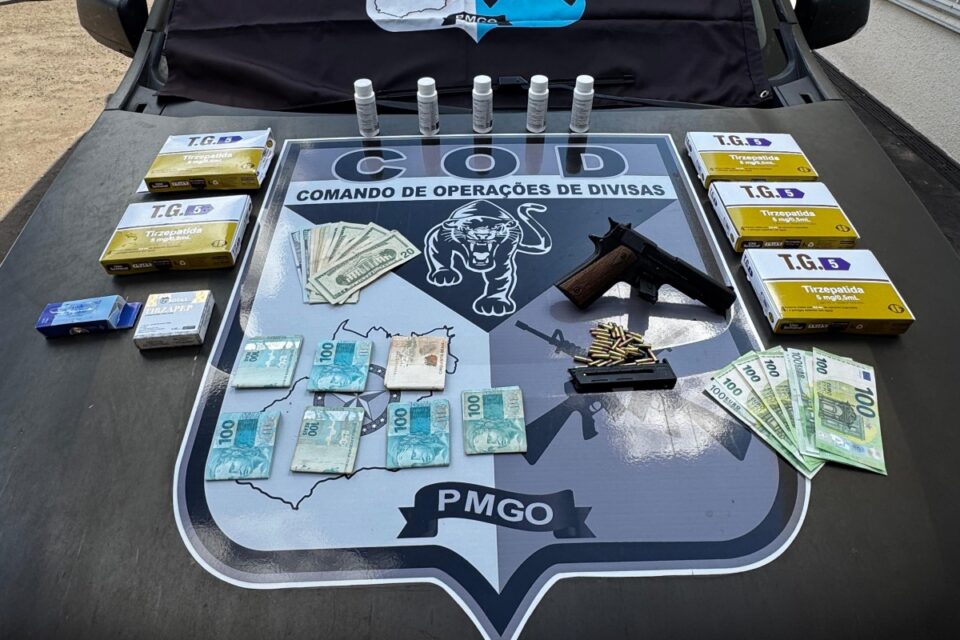 Homem é preso com remédios para emagrecer contrabandeados do Paraguai