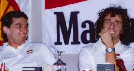 Ayrton Senna e Alain Prost