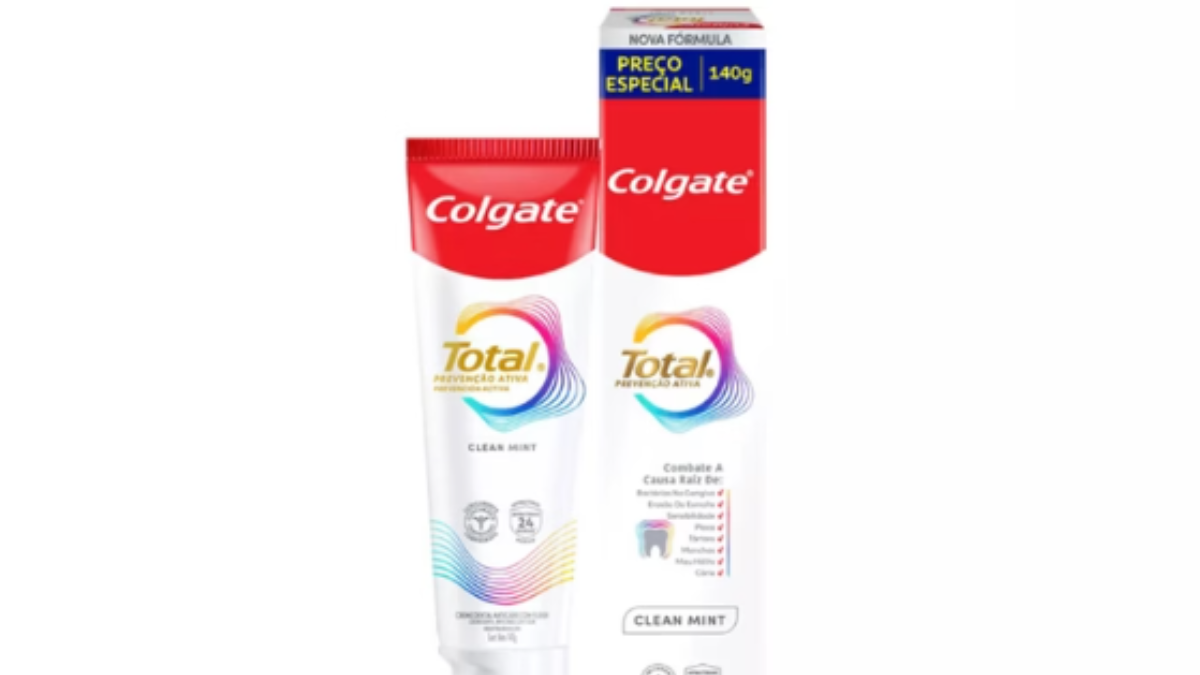 Imagem da embalagem do produto Colgate Total Clean Mint