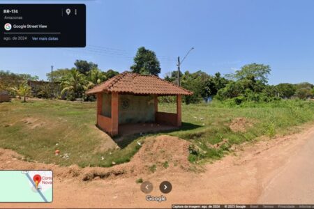 Imagem do local apontado pelo empresário como endereço da empresa