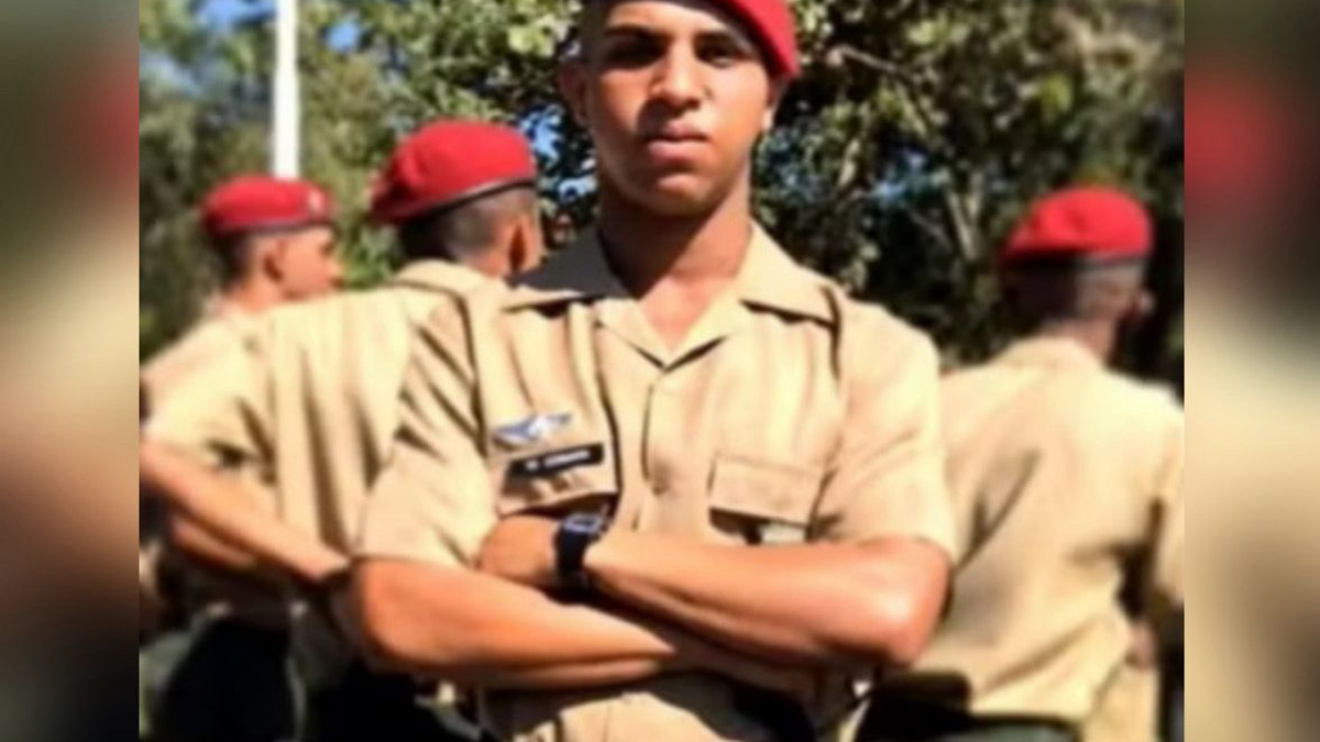 Soldado Leonardo Cristiã Silva da Cunha (Foto: Reprodução)
