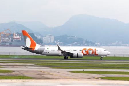 Gol no Santos Dumont — Foto: Divulgação/Gol