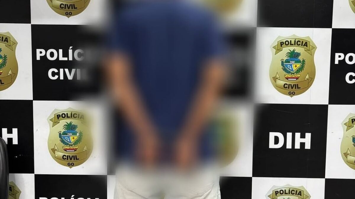 Imagem do homem preso