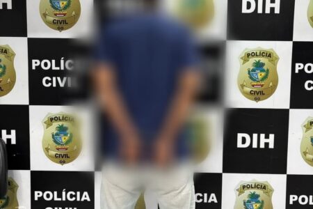 Imagem do homem preso