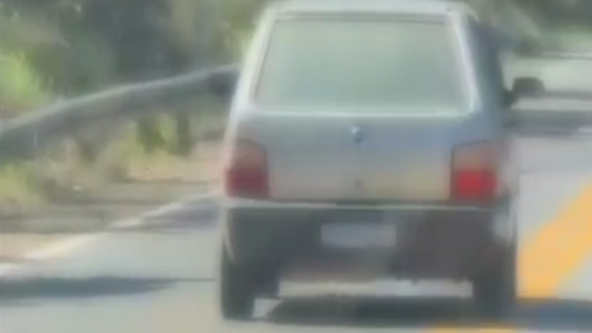 Motorista preso por dirigir alcoolizado e sob efeito de drogas (Foto: Reprodução)