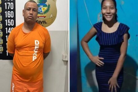 Imagem da vítima e do réu