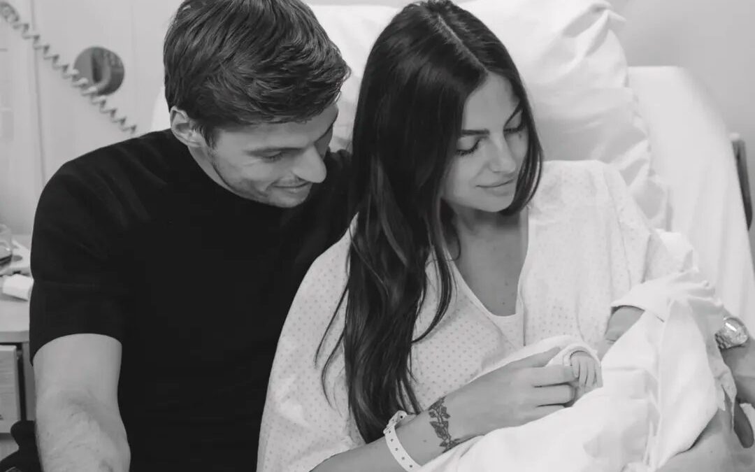 Verstappen e esposa