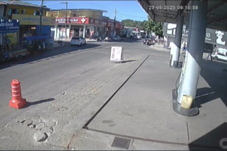 Imagens do circuito externo de segurança