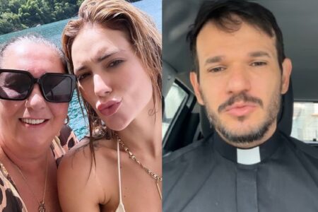 Margareth Serrão levou invertida do religioso Mãe de Virginia Fonseca alfineta padre Patrick após ele criticar influencers que promovem bets